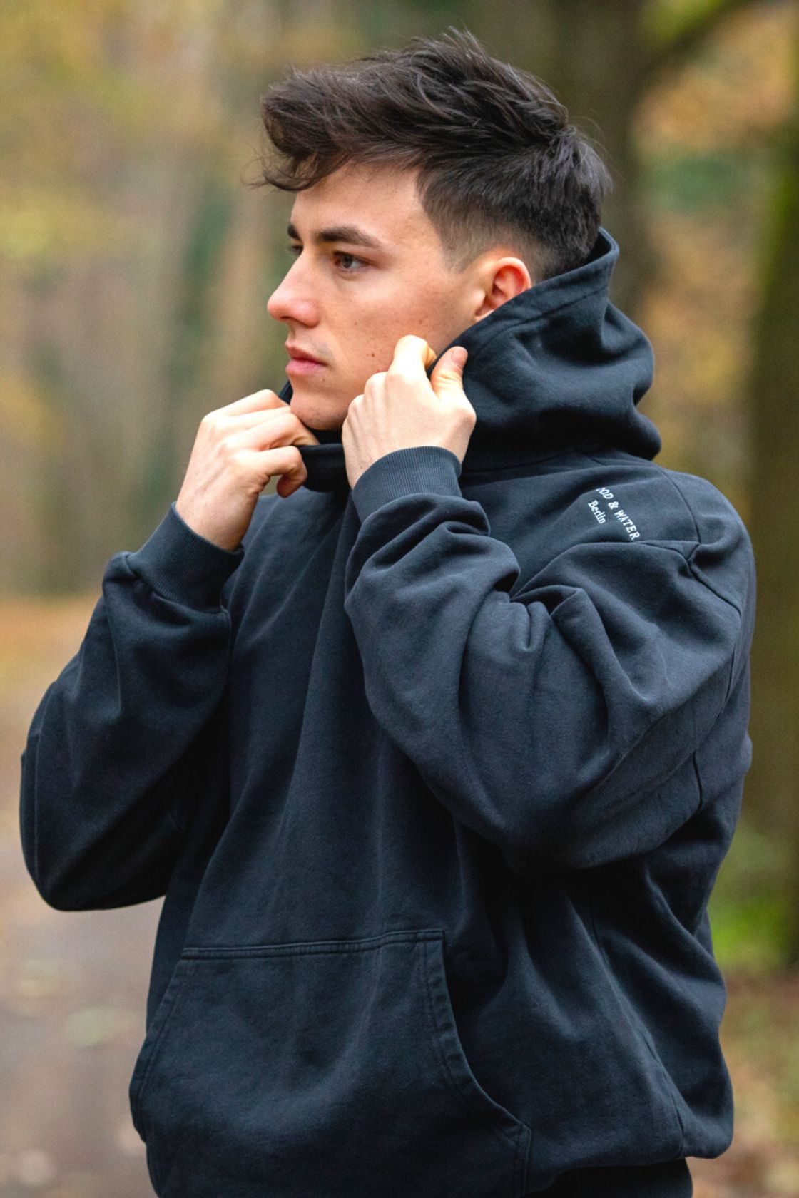 Oversize Hoodie - Vintage Schwarz (NEU)