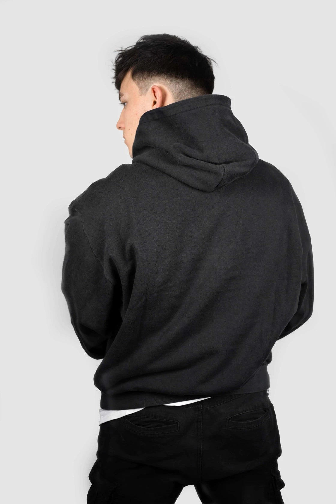 Oversize Hoodie - Vintage Schwarz (NEU)